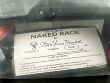 Naked Rack Wandregal Wakeboard, Schwebende Displayhalterung, Aluminium