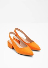 Slingpumps mit flachem Absatz