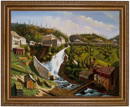 Gemälde bad gastein - gemälde,
