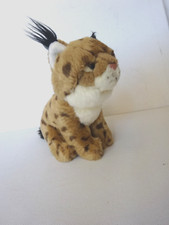 Teddy Hermann Luchs Stofftier Plüschtier 18 cm wie Neu