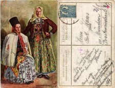 CPA AK folklore Erdélyi