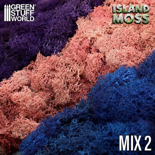 Islandmoos mischung hellrosa - islandmoos,