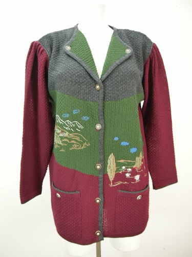 Strickjacke mehrfarbig mit