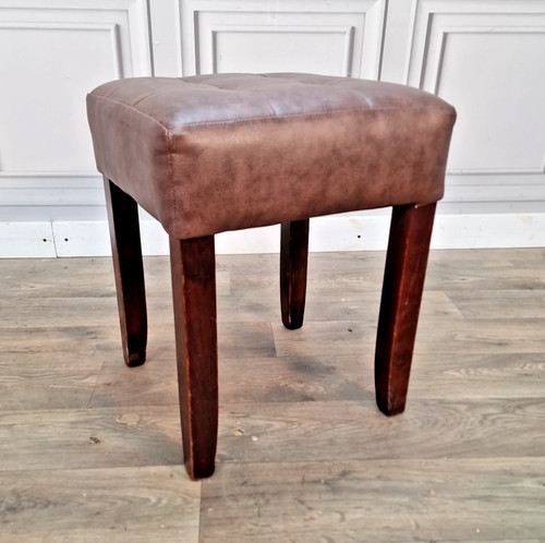 Vintage polsterhocker - vintage,