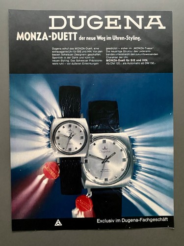 1969 dugena monza duett - 1969, für