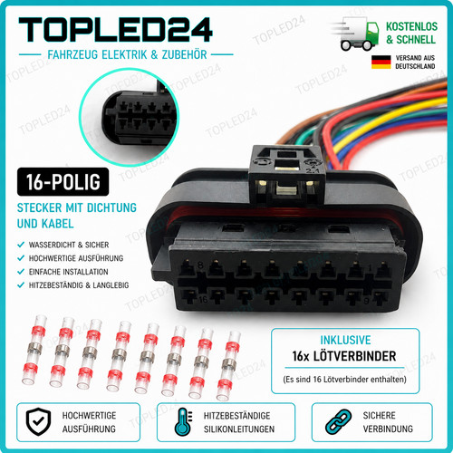 Kabelbaum stecker parksensoren - stecker,