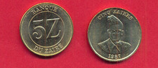 Zaire / Simbabwe  Münze zu 5