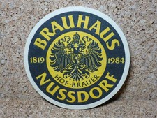 alter Bierdeckel Brauhaus Nussdorf Hof-Brauer Wien Österreich +2004aus Sammlung 