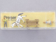 Preiser 45 Kutsche Pferd Figuren H0 60er Jahre TOP! OVP 1703-22-96