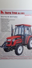 Knuth Terra-Tec: Terra Trac 40 / 40 K Traktor (Prospekt-Blatt); 2018