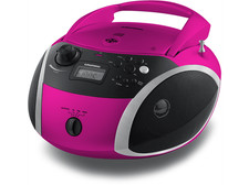 GRUNDIG GRB 3000 BT Radio, Pink/Silber