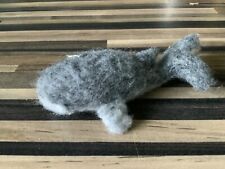 Gefilzter Wal aus Wolle 12 cm + Handarbeit + Unikat + Waldorf