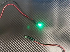 LED 2x3x4 mm GRÜN 6-12V fertig verlötet Beleuchtung für Ihr RC-CAR Boot Flugzeug