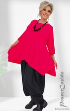 LAGENLOOK Basic Tunika Long-Shirt A-Form L-XL-XXL-XXXL 44 46 48 50 52 54 56 58