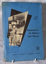 Fachrechnen für Mälzer und