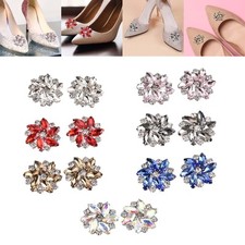 2 x abnehmbare Strass-Schuhclips.  Schmuck Dekoration   Schuhschnalle Diamant