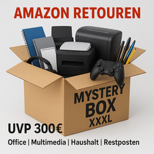 Mystery Paket XXL Amazon Retouren UVP 300€ Office Multimedia Haushalt Restposten