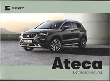 SEAT ATECA Betriebsanleitung 2024  Bedienungsanleitung Handbuch Bordbuch BA