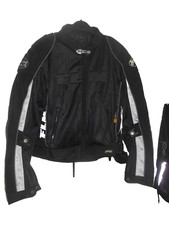 FLM POLO GREYHOUND Air Mesh Motorradjacke Sommer mit Windschutzj.  Gr. M  40-42