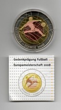 Medaille Gedenkmünze Fussball - EM 2008 Trimetall Sammler