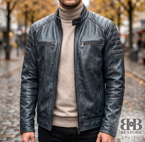 Strellson lederjacke herren - strellson,