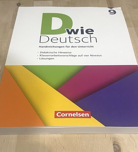 Wie deutsch handreichungen - d,
