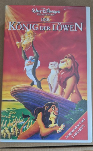 Vhs walt disneys der könig - walt,