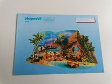 Playmobil 4156 NUR Bauplan Beschreibung für Pirateninsel  M202