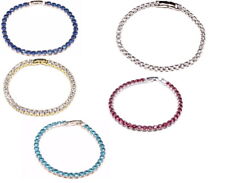 Zirkonia Tennis Armband Cocktail Ketten Armreif Brautschmuck Statement Modisch 