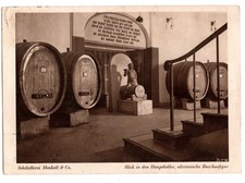 AK 1940 Sektkellerei Henkell Wiesbaden Bacchus Weinkeller gelaufen
