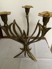 Wunderbarer Kerzenständer Kerzenleuchte Messing  Im Jugendstil,