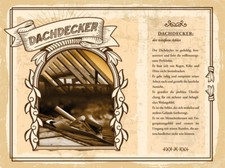 Holzschild 30x40 Dachdecker