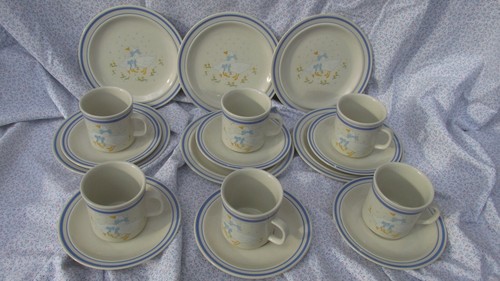 Kaffeeservice gänse motiv - kaffeeservice, 18