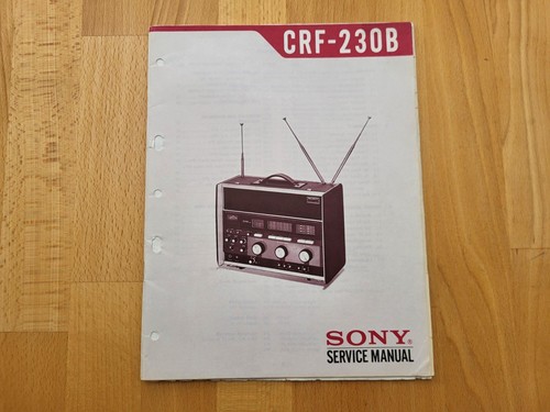 Sony crf 230b - crf-230b, manual