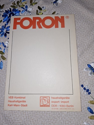 Foron schreibblock zettel - foron,