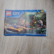 Lego  City Anleitung 60157 Motorboot Krokodil Fluss Klemmbausteine Manual