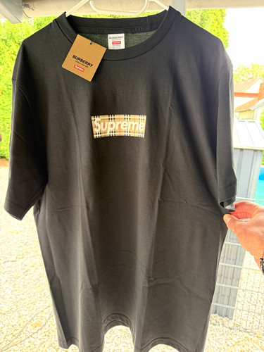 Supreme burberry box logo - ,