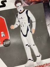 Herren Star Wars Kostüm Fasching Stormtrooper Soldat Halloween Helloween  L