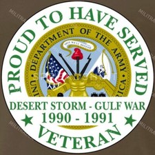 US Army Desert Storm Veteran