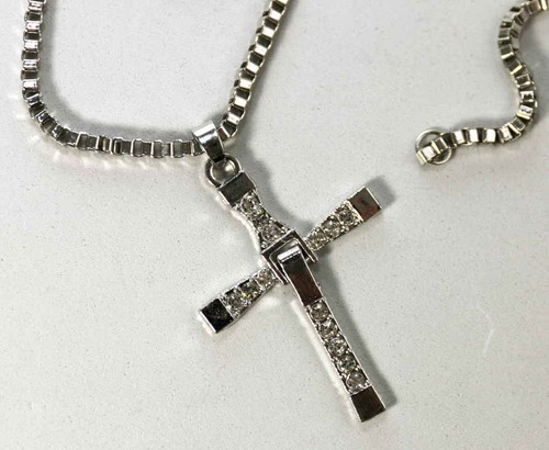 Halskette mit bew kreuz - halskette,