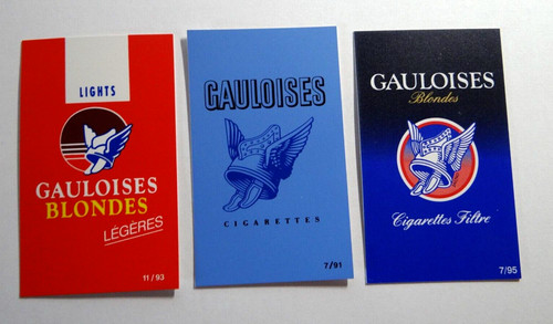 Einsteckkarten gauloises - einsteckkarten,