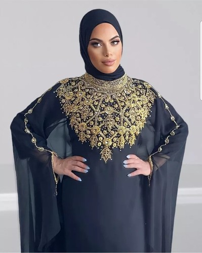 Georgette abaya kleid - georgette,