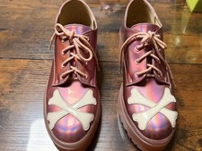 Iron Fist, Schuhe, Damen, rosa, metallic, weiße Knochen, Größe 38, ungetragen