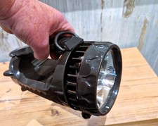 Vintage Große Osram camping Handscheinwerfer gr. Taschenlampe + Batterien