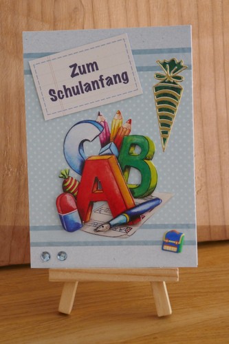 Karte schulanfang erster - karte,