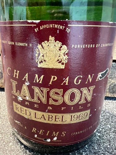 Champagner lanson 1969 - 1969, magnum