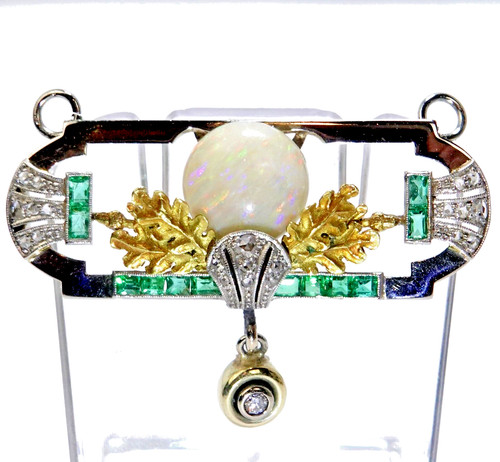 Anhänger artdeco diamant - anhänger,