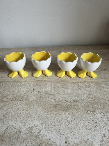 Duck feet egg cups - feet, set