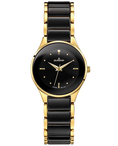 Dugena damen uhr - damen-uhr, schwarz