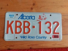 Nummernschild KANADA ALBERTA